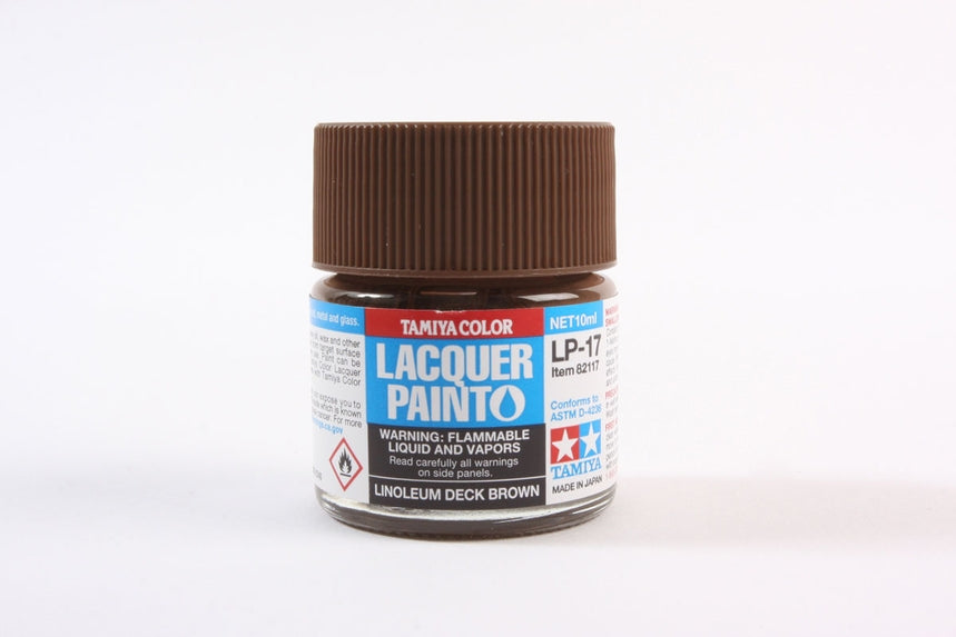 Tamiya LP-17 Linoleum Deck Brown Lacquer Paint (10ml)