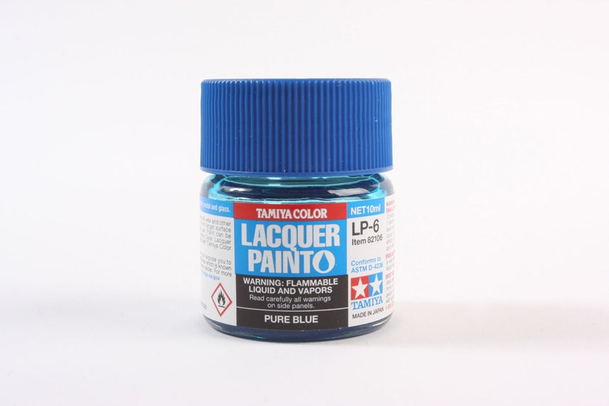 Tamiya LP-6 Pure Blue Lacquer Paint (10ml)