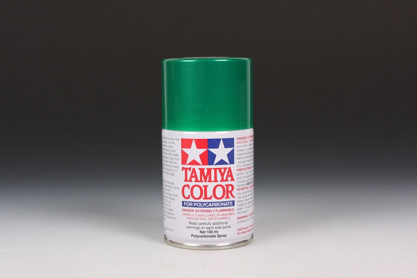 Tamiya PS-17 Metallic Green Lexan Spray Paint (100ml)