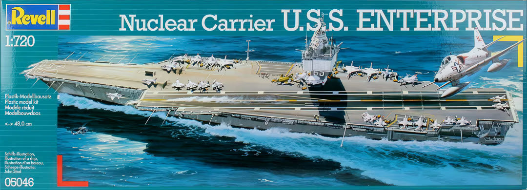 Nuclear Carrier U.S.S. Enterprise Revell | No. 05046 | 1:720