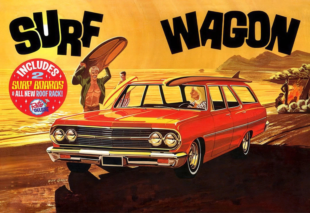 1965 Chevrolet Chevelle Surf Wagon 1/25 Scale Model Kit