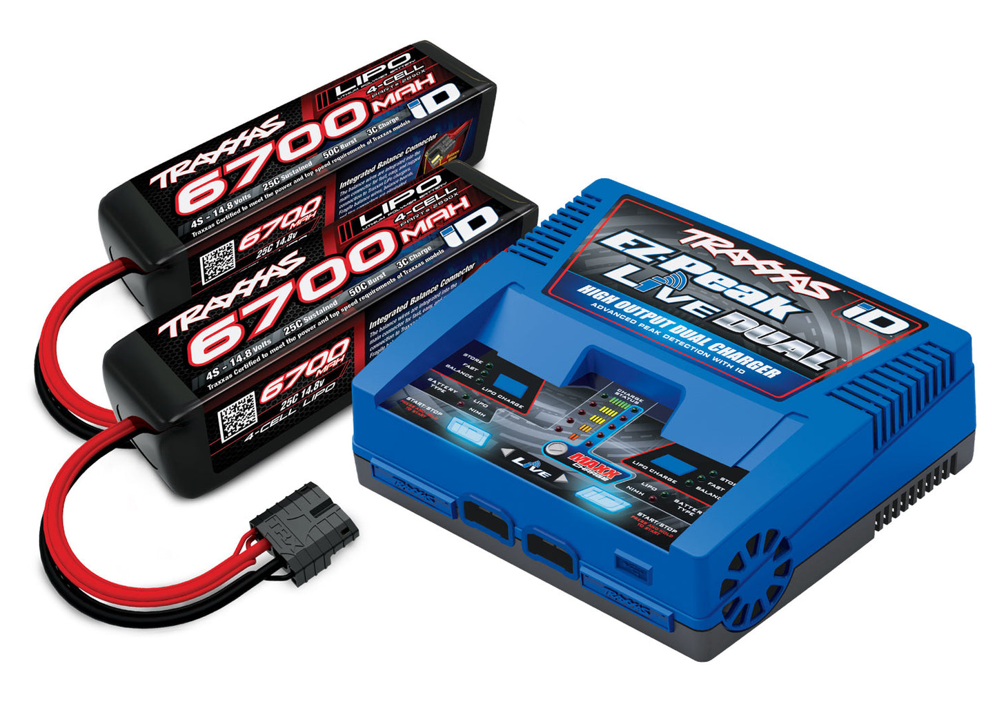 Dual 4s LiPo Completer w/ EZ-Peak Live Dual Charger
