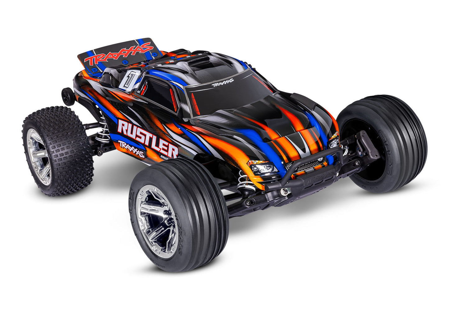 Orange Rustler 2WD BL-2s