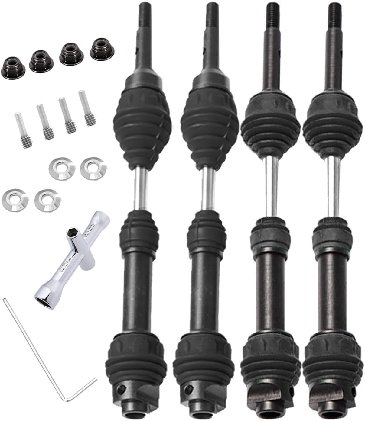 Drive Shaft CVD Axles Upgrades for 1/10 Slash VXL 4x4 Rustler Stampede Hoss VXL 4x4 4WD
