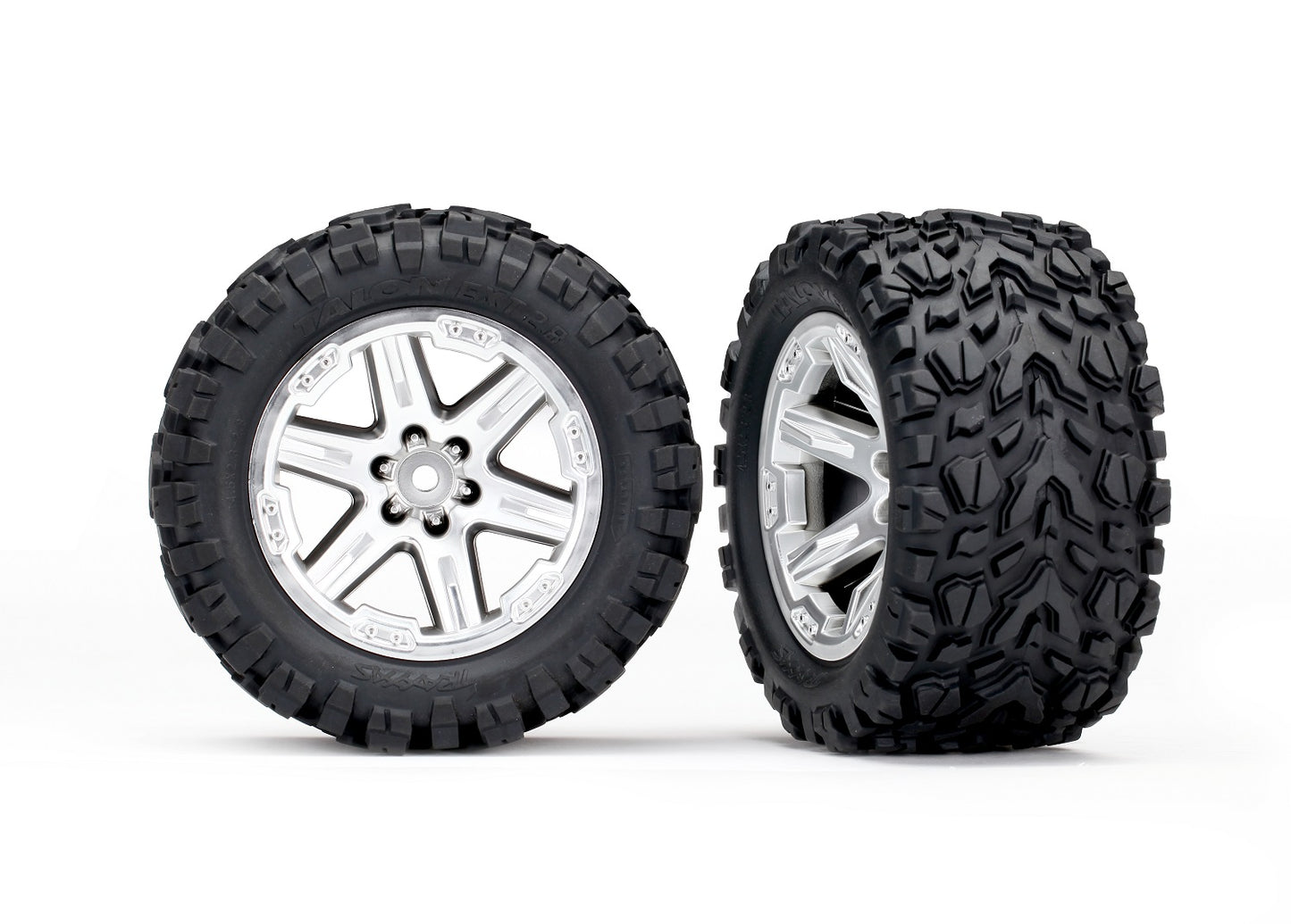 RXT 2.8" Satin Chrome Wheels & Talon EXT Tires (2)