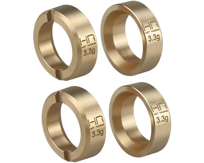 SXTY155H - 3.6g Brass Wheel Weights Scx30