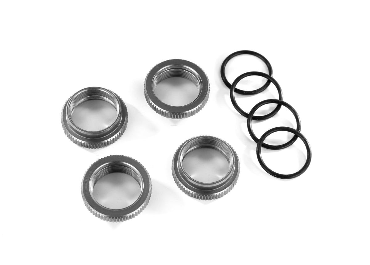 Gray Aluminum GT-Maxx Spring Retainers (4)