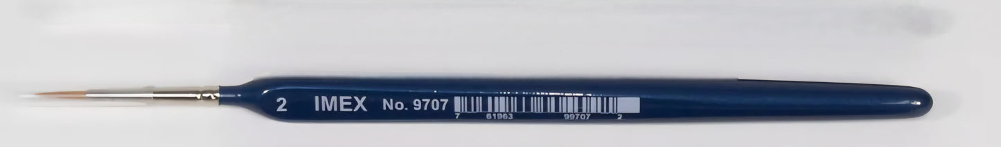 2 GOLDEN SABLE BRUSH TRIANGLE HANDLE