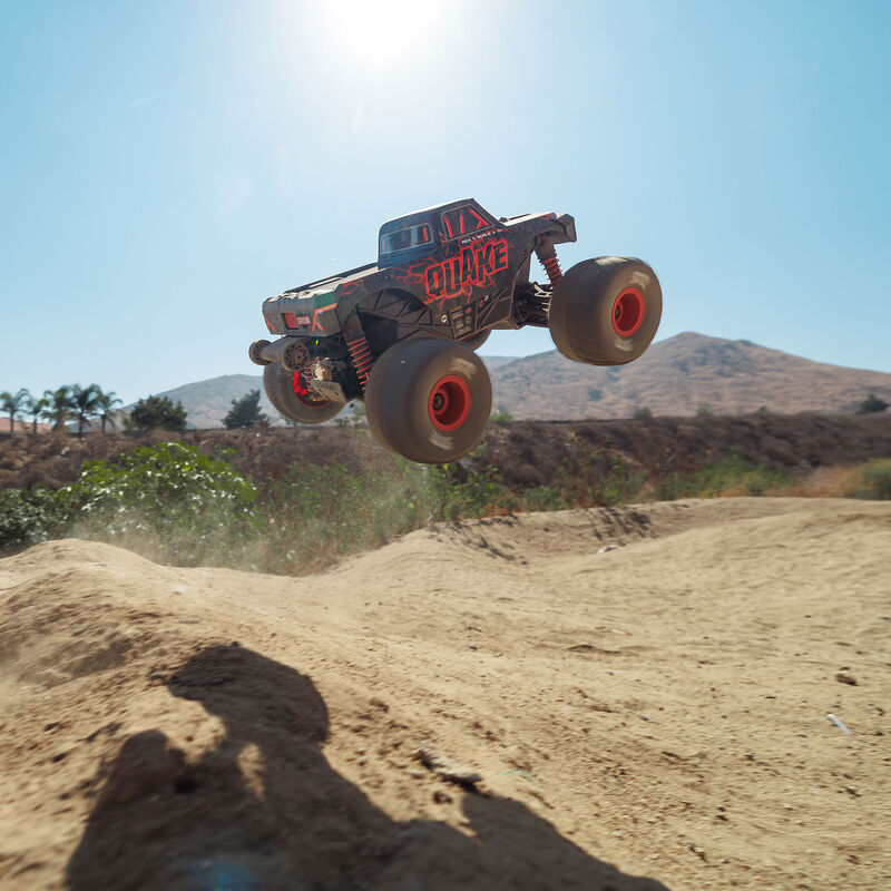 1/16 QUAKE GROM 4X4 RTR Brushed Monster Truck (Battery & Charger Included), Red 1/24 In Stock 1/16 ARRMA QUAKE GROM (Battery & Charger Included)