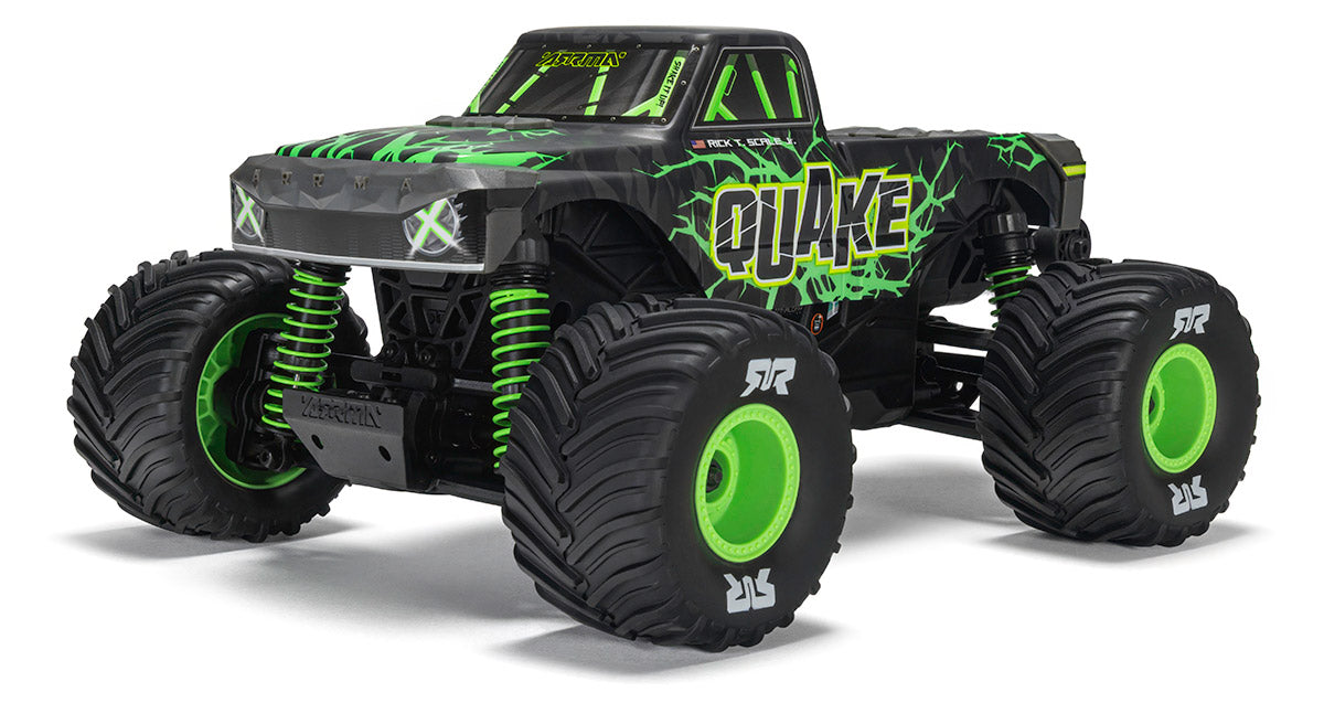 1/16 QUAKE GROM 4X4 RTR Brushed Monster Truck (Battery & Charger Included), Green