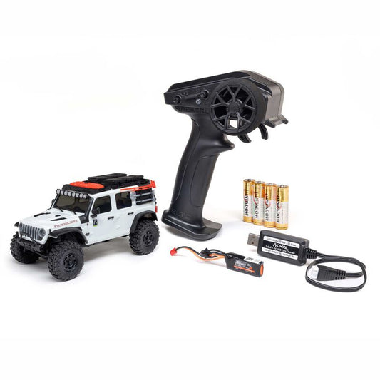 1/30 Axial SCX30 Jeep Wrangler (Battery & Charger Included) WHITE