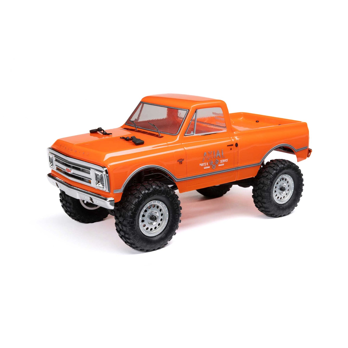 1/24 SCX24 1967 CHEVROLET C10 4X4 RTR BRUSHED ROCK CRAWLER, ORANGE