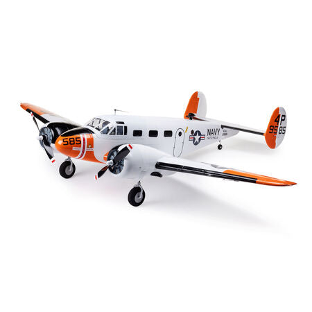 Beechcraft D18/RC-45J 1.5m BNF Basic with AS3X+ and SAFE Select