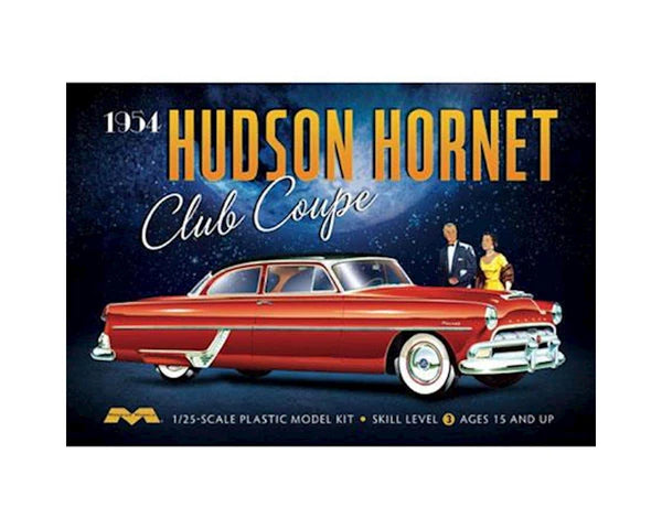 1/25 1954 Hudson Hornet Club Coupe Car Plastic Model Kit