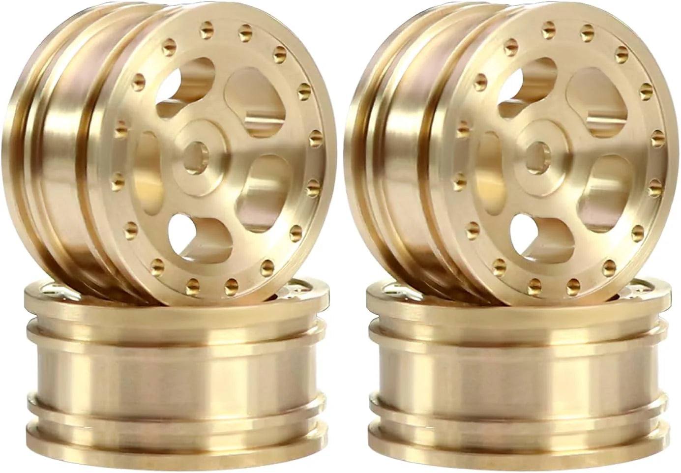 Powerhobby Brass Wheels 6-Slot(4) Axial SCX30