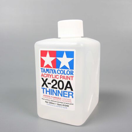 Tamiya X-20A Acrylic/Poly Paint Thinner (250ml)