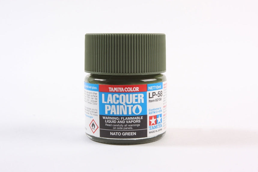 Tamiya LP-58 NATO Green Lacquer Paint (10ml)