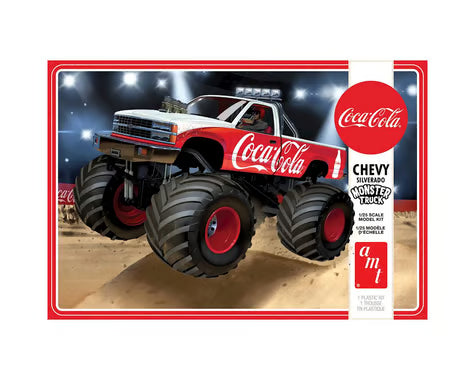 1/25 Coca-Cola 1988 Chevy Silverado Monster Truck Model Kit