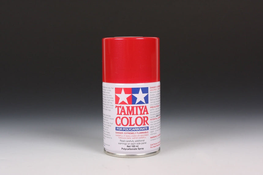 Tamiya PS-15 Metallic Red Lexan Spray Paint (100ml)