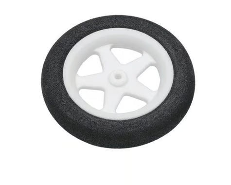 Micro Sport Airplane Wheels 3" (2) pre-mounted 5 spoke foam tire