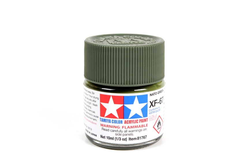 Acrylic Mini Xf-67 Nato Green 10Ml Bottle