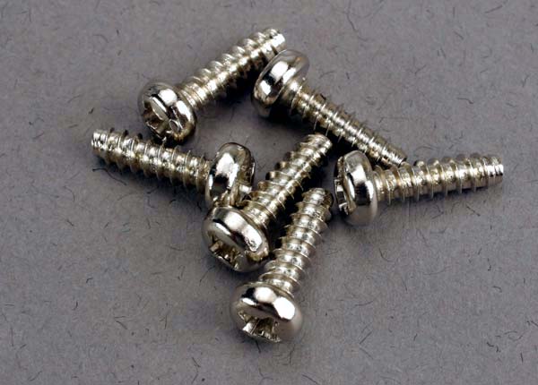 Round-Head Self-Tapping Screws 3x10 mm (6)