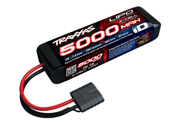 5000 mAh 7.4 Volt 2-Cell LiPo Battery