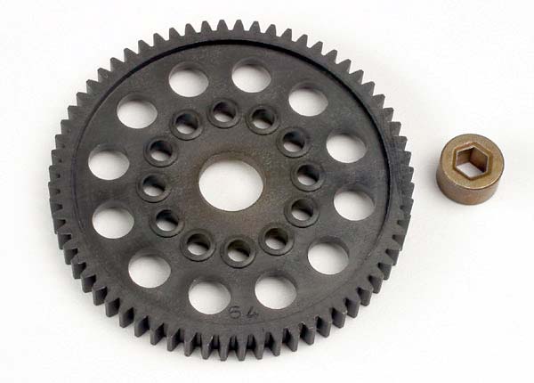 64-Tooth Spur Gear (32-Pitch) with Bushing