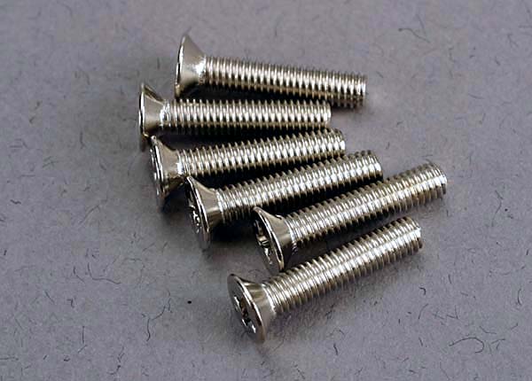 Countersunk Machine Screws 3x15 mm (6)