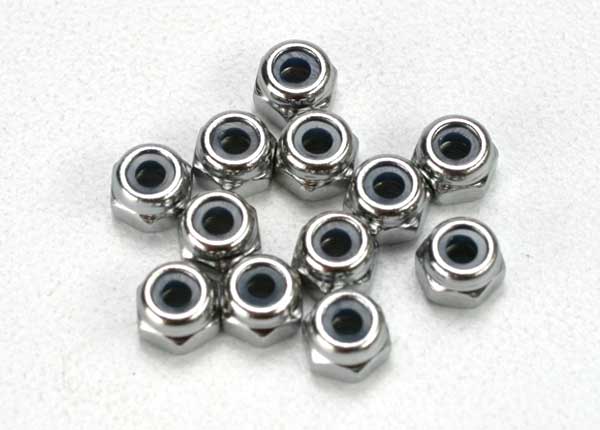 2.5 mm Nylon Lock Nuts (12)