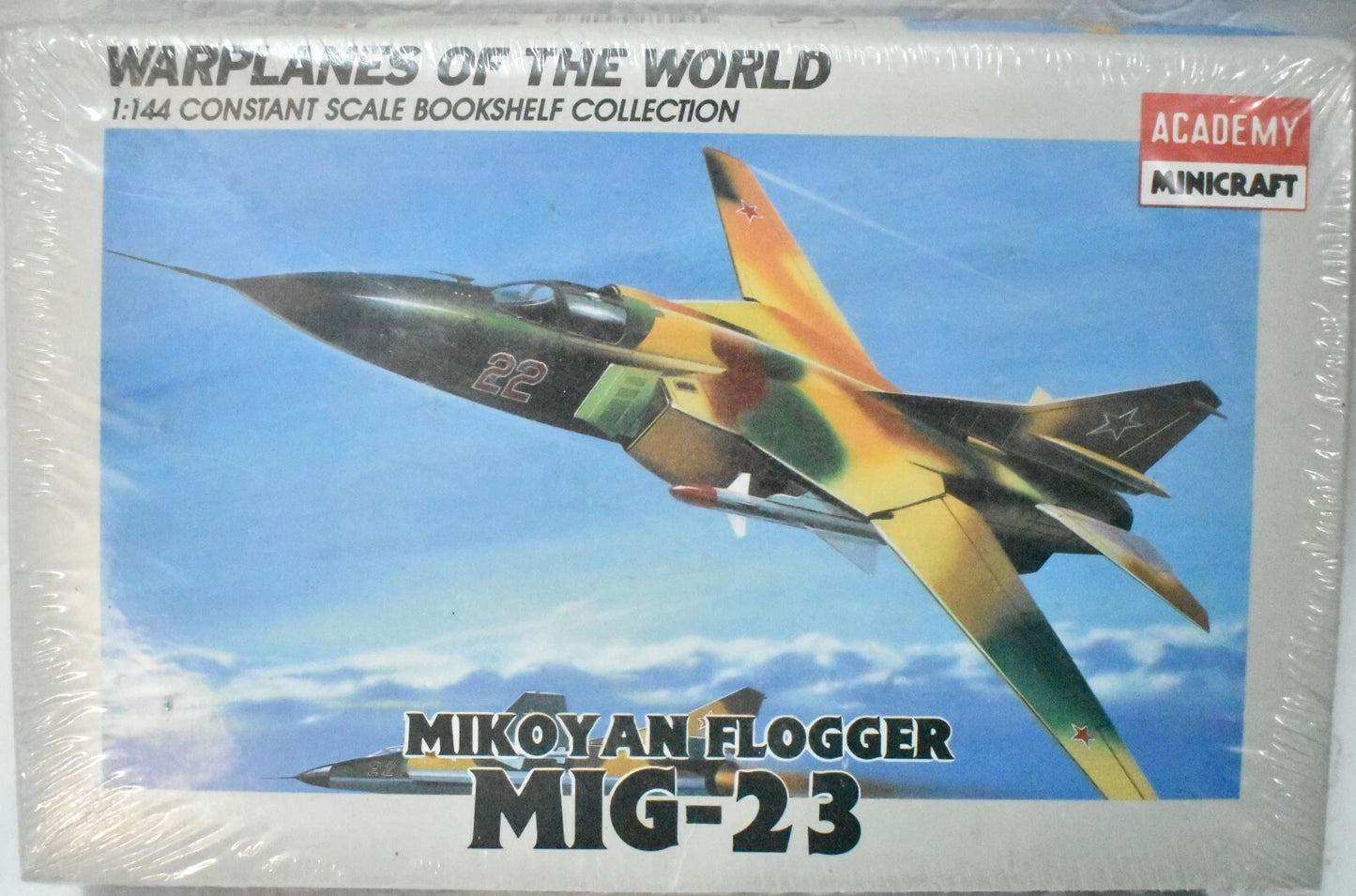 MIG 23 Mikoyan Flogger 1/144 Academy Minecraft Model Kit War Plane Jet