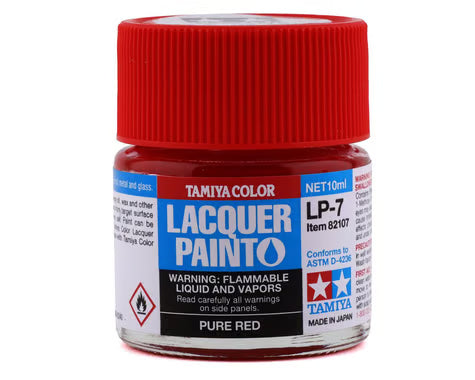 Lacquer Paint LP-7 Pure Red 10 ML