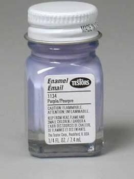 Testors 1/4oz. Bottle Finishing Enamel Gloss Purple