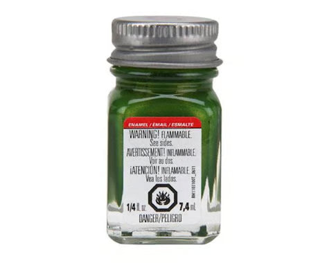 Testors Enamel 1/4oz, Bright Lime