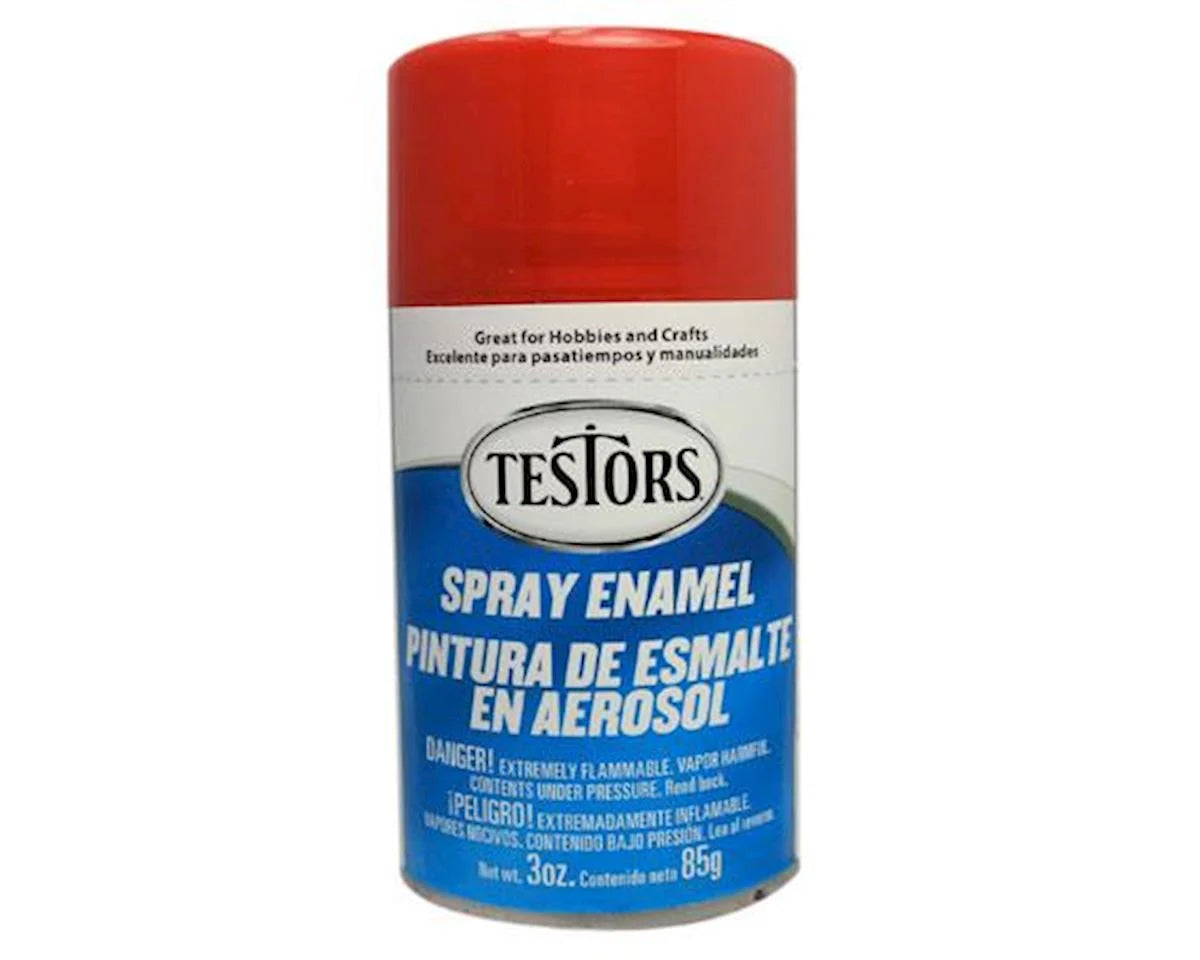 Testors Spray 3 oz Hot Rod Red