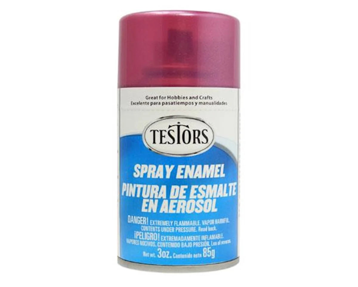 Testors Spray 3oz Burg. Purple Metal Flake