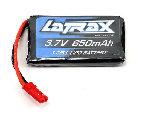Skip to the beginning of the images gallery 650 mAh 3.7 Volt 1-Cell LiPo Battery