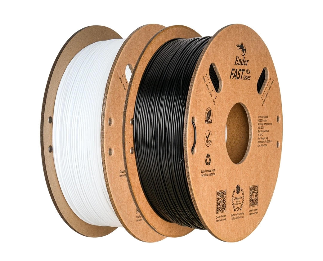BLACK\WHITE PLA 2 PACK FILAMENT
