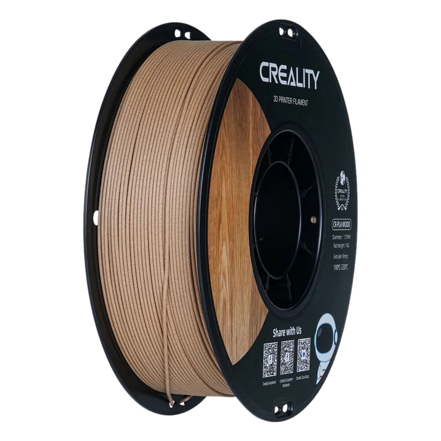 CR-Wood Printing Filament 1.75mm 1KG