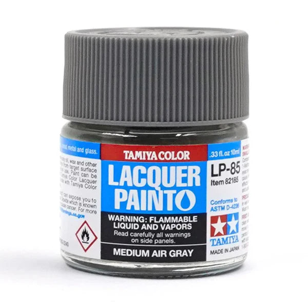 Tamiya LP-85 Medium Air Gray Lacquer Hobby Paint (10ml)