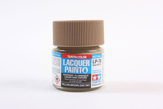 Tamiya LP-76 Yellow-Brown DAK 1941 Lacquer Paint (10ml)