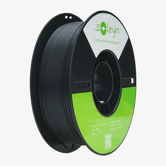Soleyin Ultra PLA 3D Printing Filament 1kg, MATTE BLACK