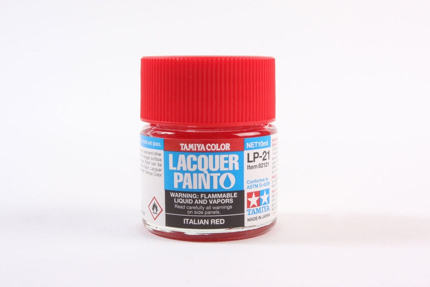 Tamiya LP-21 Italian Red Lacquer Paint (10ml)