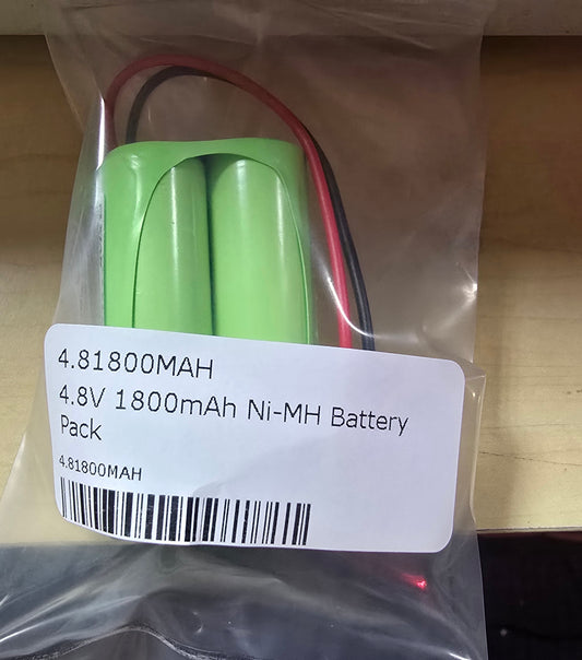4.8V 1800mAh Ni-MH Battery Pack