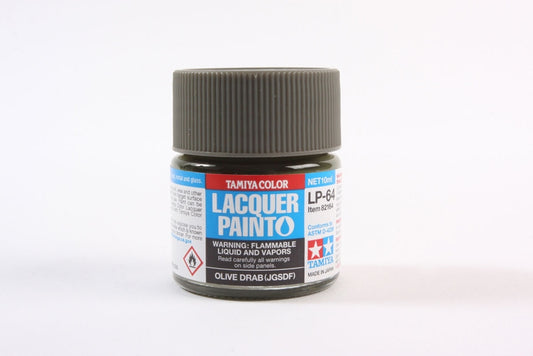 Tamiya LP-64 Olive Drab (JGSDF) Lacquer Paint (10ml)