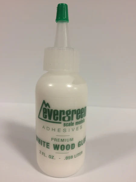 Evergreen Premium White Wood Glue 2 Ounce Bottle