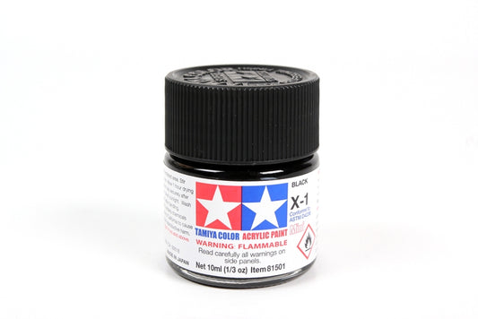 Acrylic Mini X-1 Black 10Ml Bottle