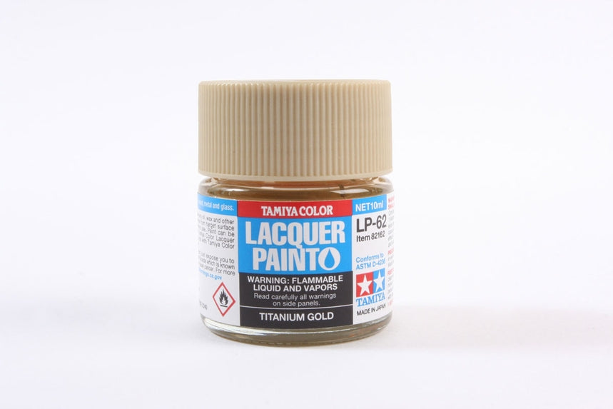 Tamiya LP-62 Titanium Gold Lacquer Paint (10ml)