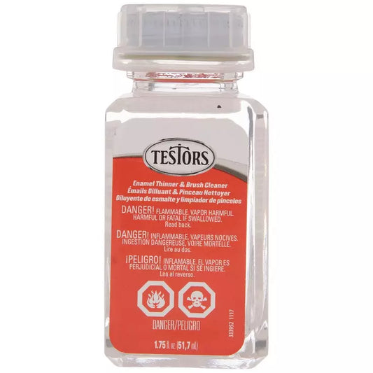 Testors Enamel Paint Thinner 1-3/4oz