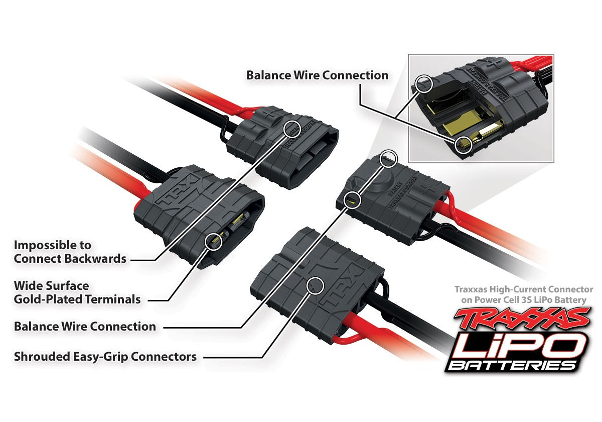 5000 mAh 11.1 Volt 3-Cell LiPo Battery